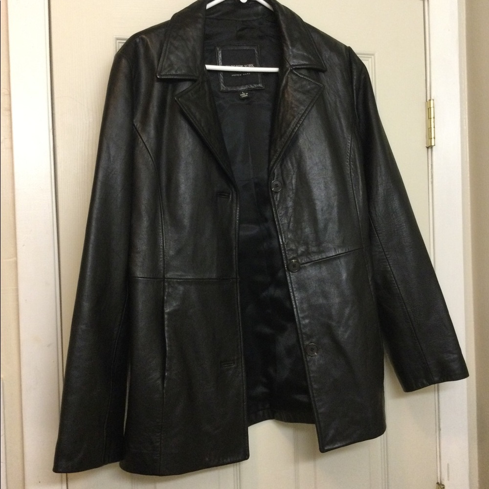 ANDREW MARC Women’s Leather Jacket ❤️ - Picture 4 of 15